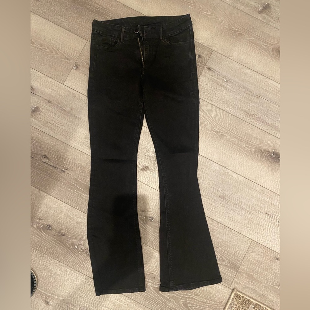 H&M Black Flare Wide Leg Jeans